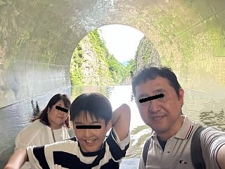 清津峡は暑かったり涼しかったり